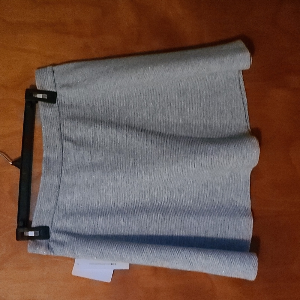 Silver mini skirt. Size XL